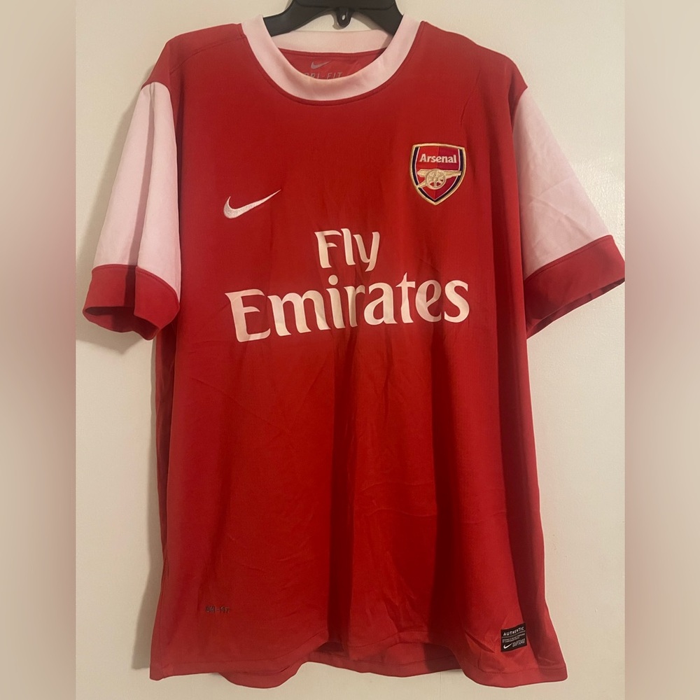 Nike 2010-11 Arsenal Home Shirt  Dri-Fit XL